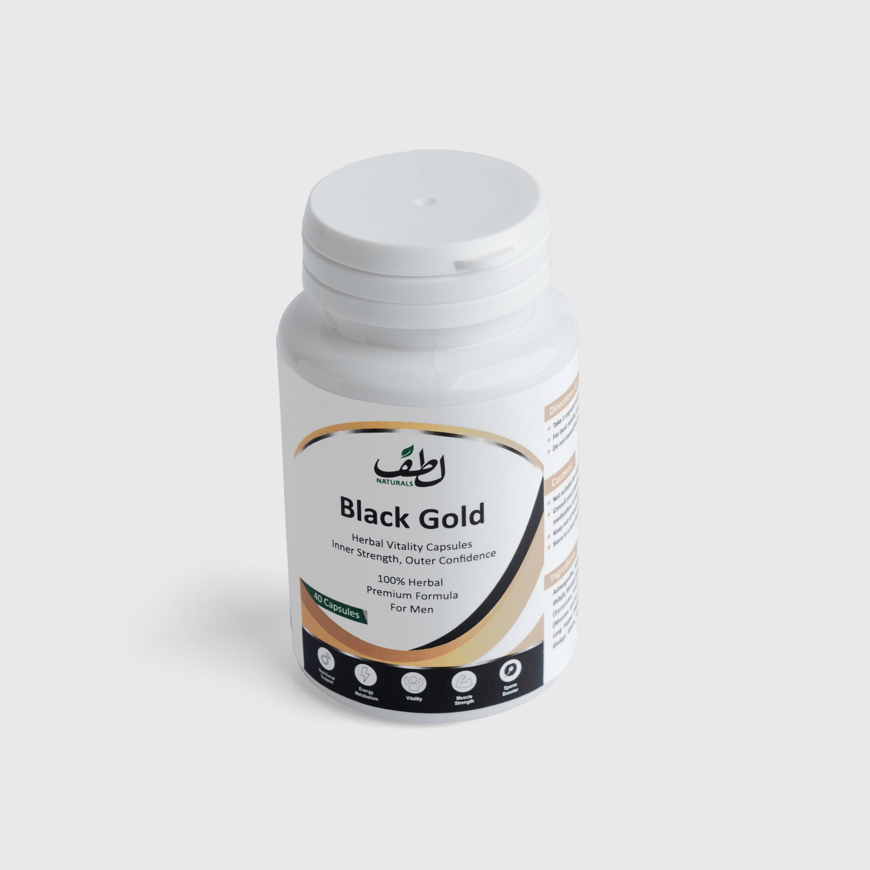 Black Gold Capsule - Herbal Vitality & Power for Men